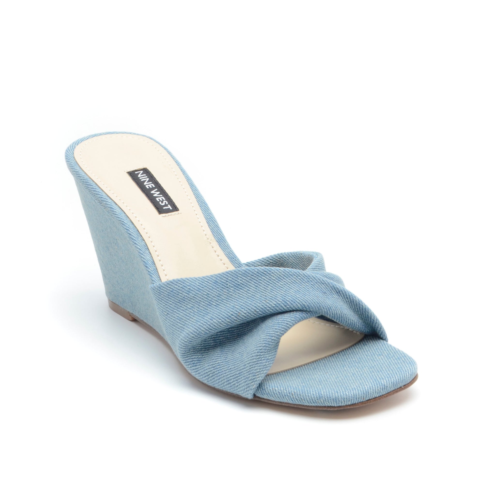 Nikhil Twist Wedge Sandals