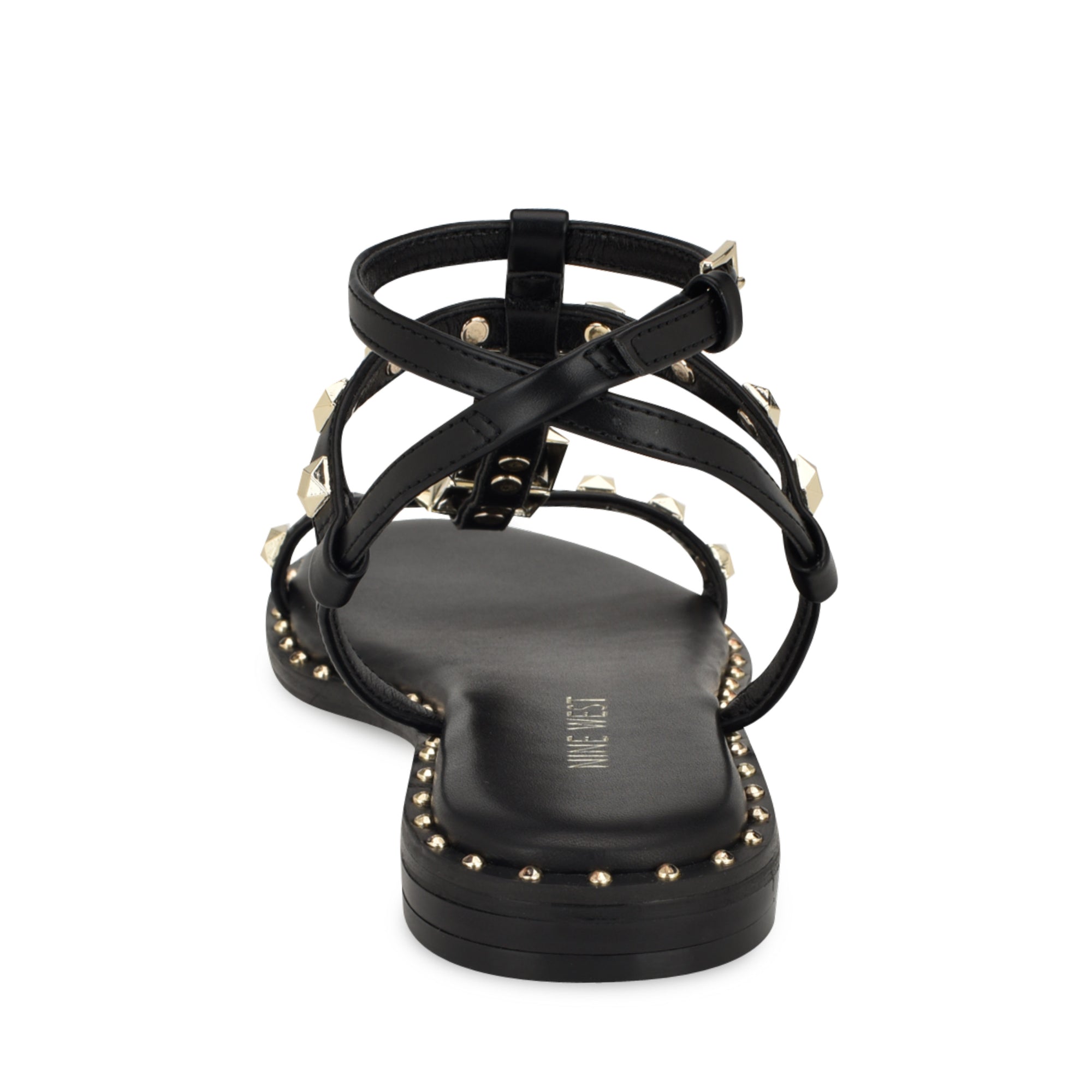 Marcila Studded Ankle Strap Sandals