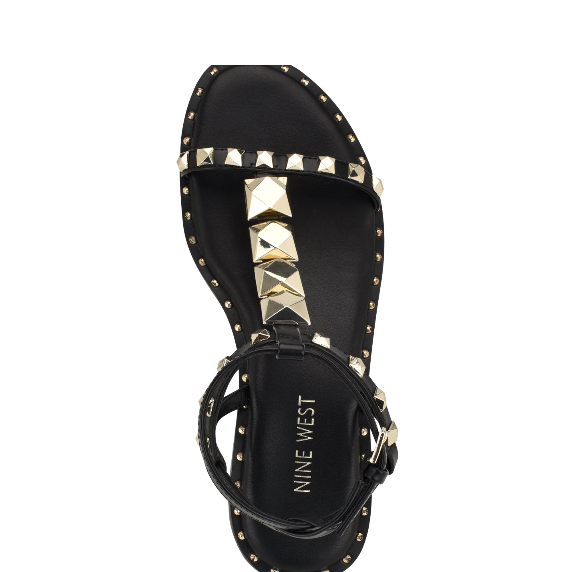 Marcila Studded Ankle Strap Sandals