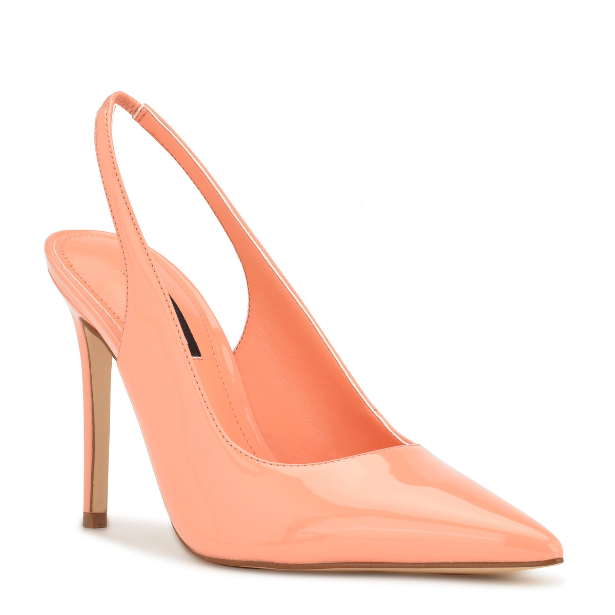 Feather Pointy Toe Slingback Pumps