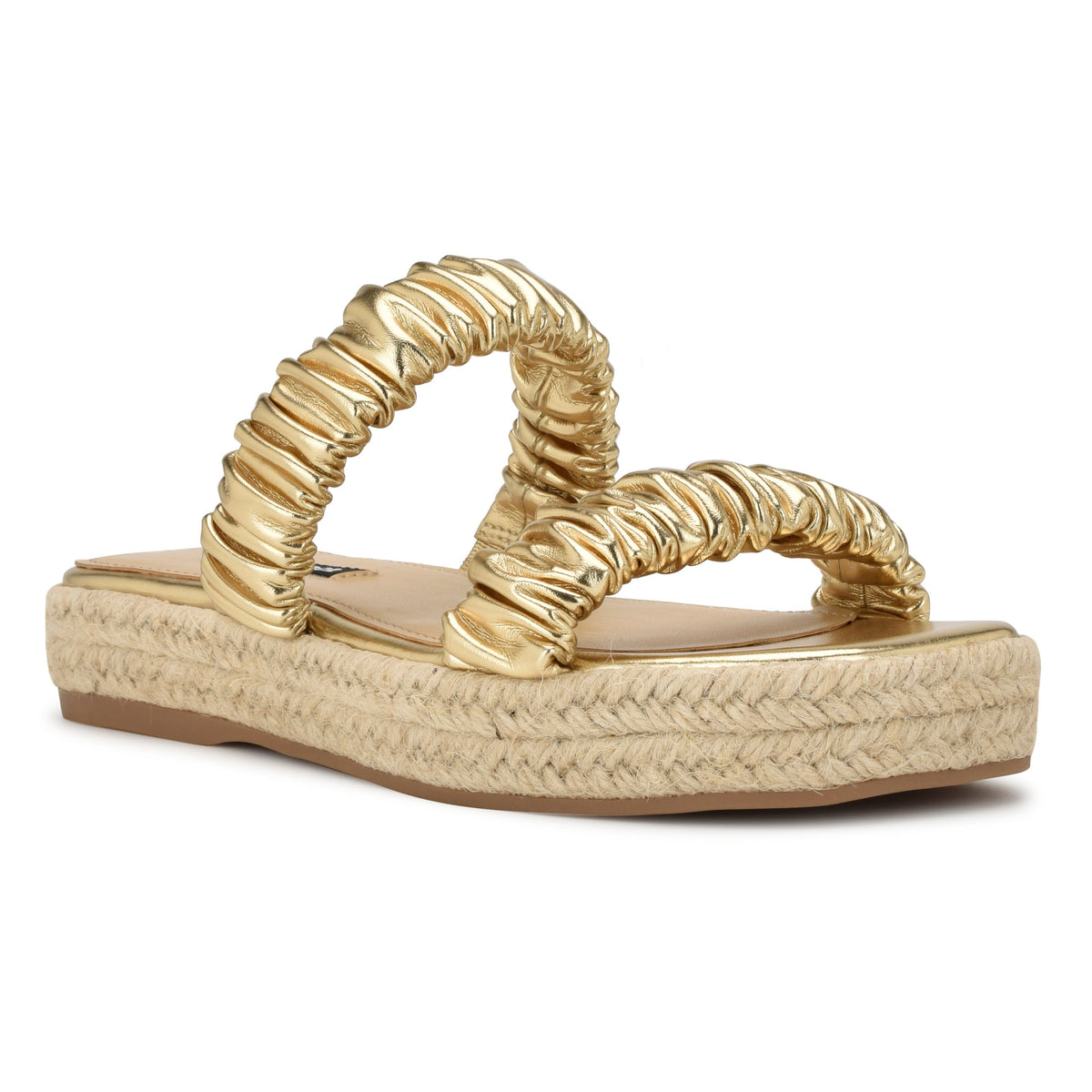 Peacock Espadrille Flat Sandals