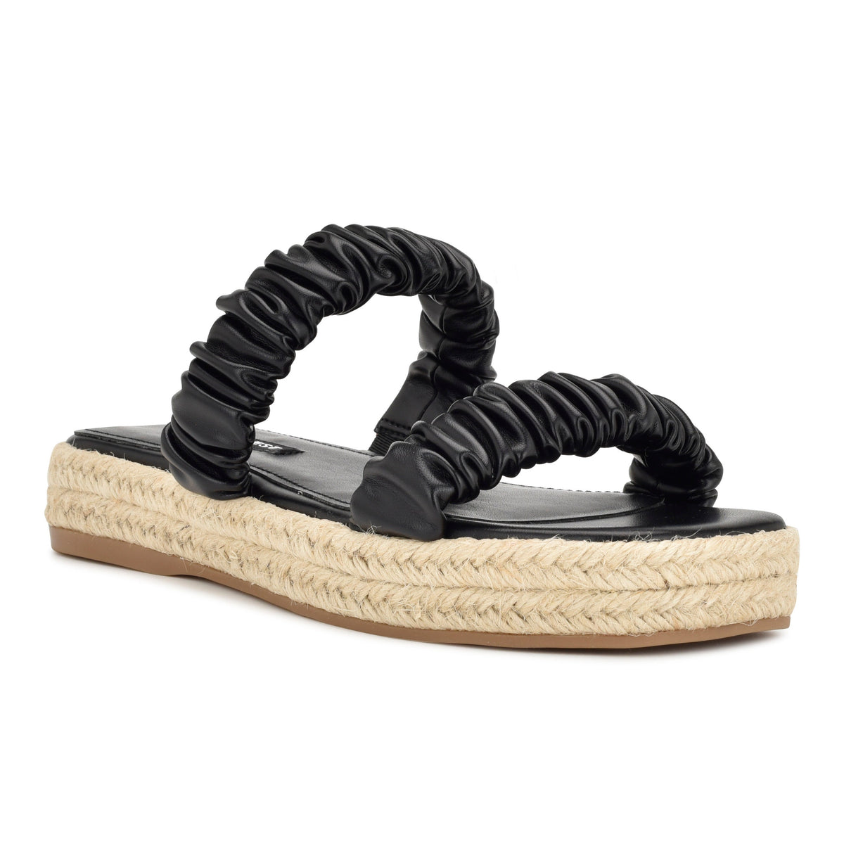 Peacock Espadrille Flat Sandals