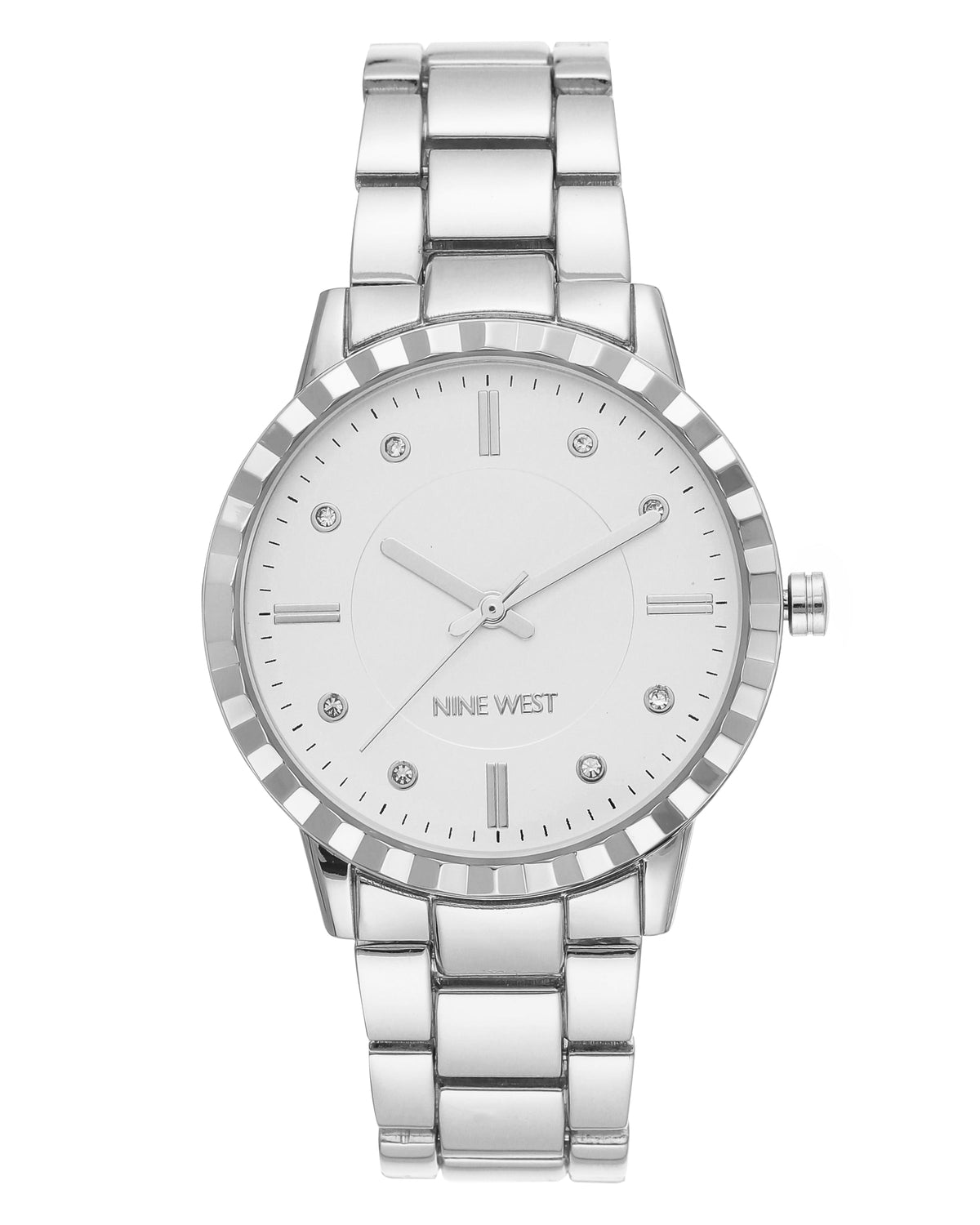 Textured Bezel Bracelet Watch