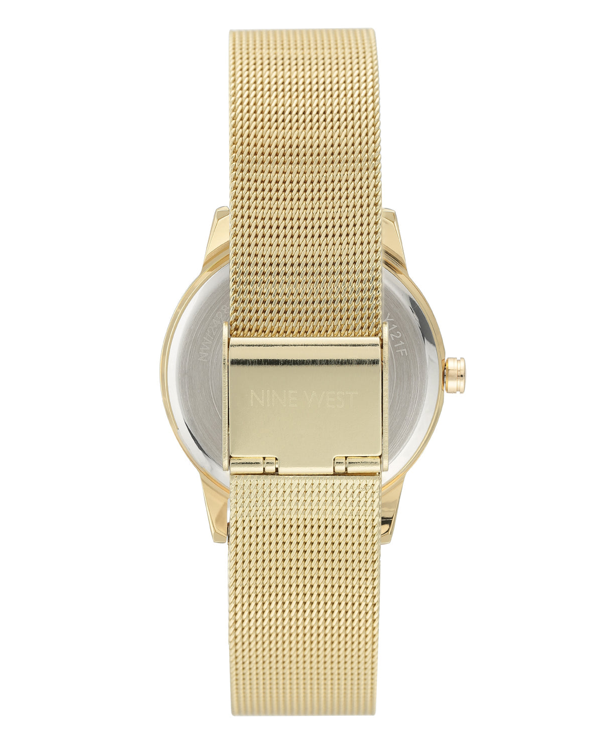 Floral Dial Mesh Bracelet Watch