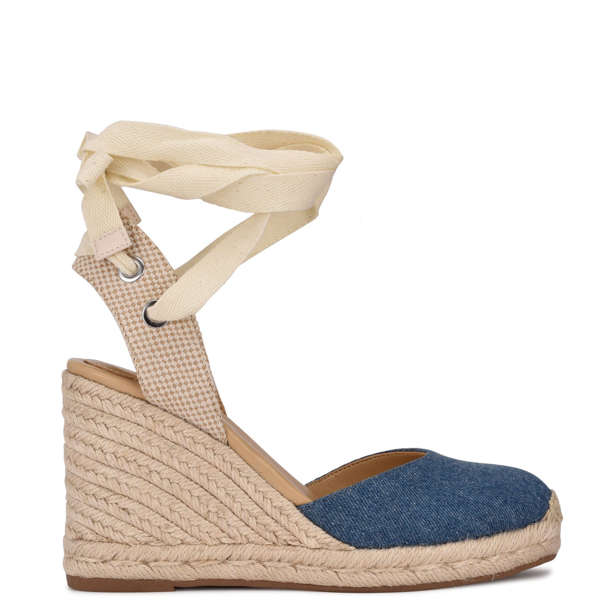 Friend Ankle Wrap Espadrille Wedge Sandals