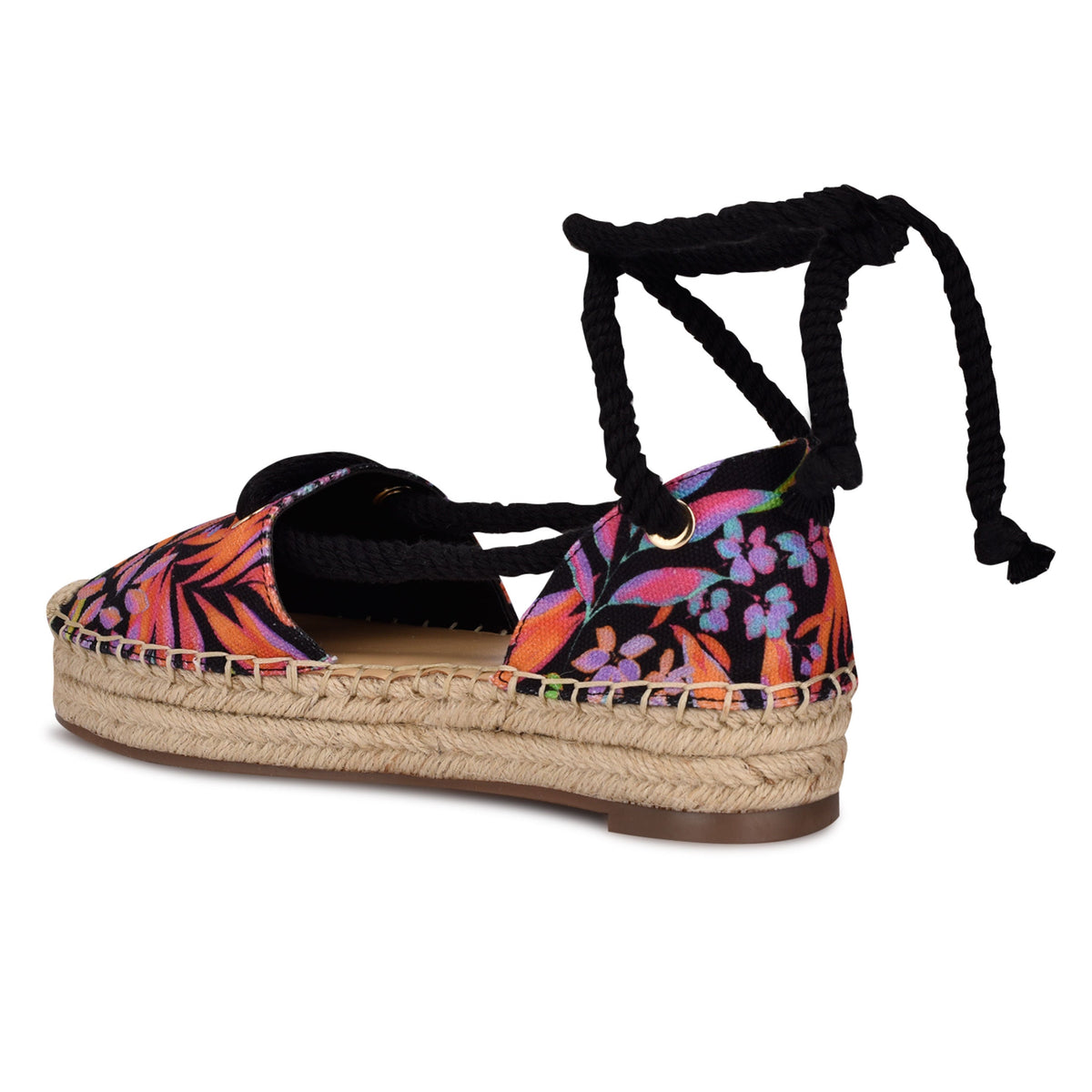 Meaks Ankle Wrap Espadrille Flats