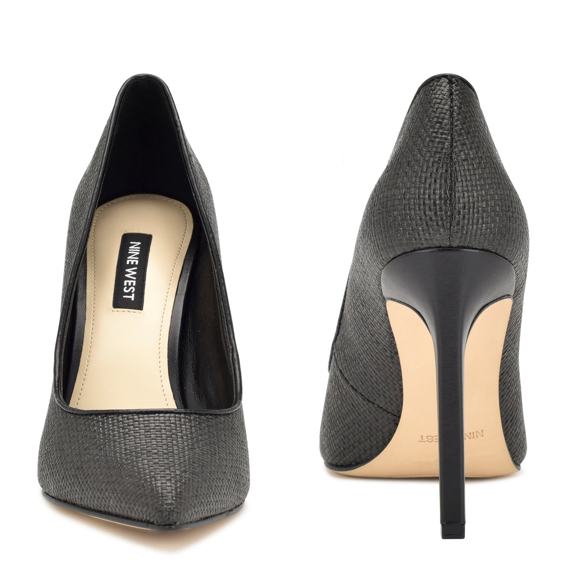 Tatiana Woven Pointy Toe Pumps