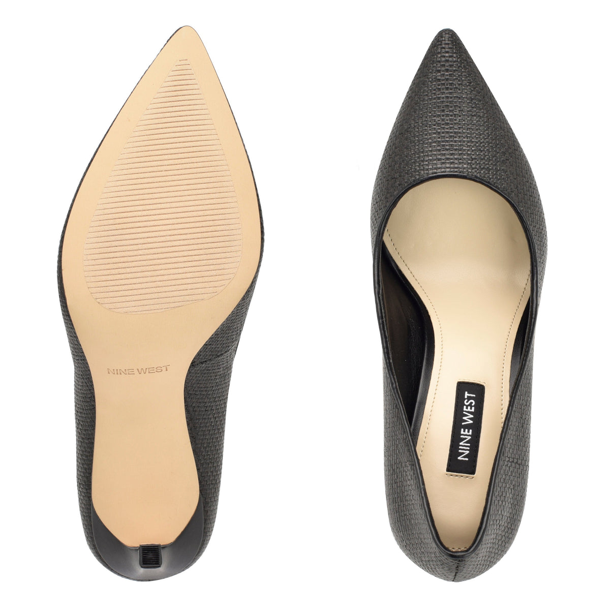 Tatiana Woven Pointy Toe Pumps