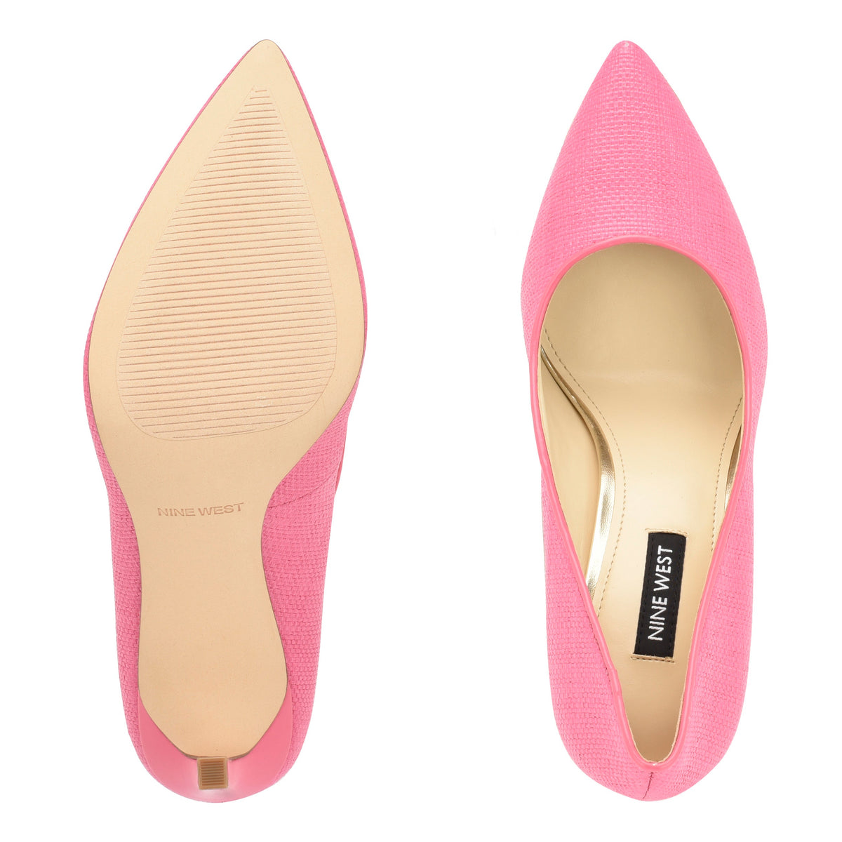 Tatiana Woven Pointy Toe Pumps