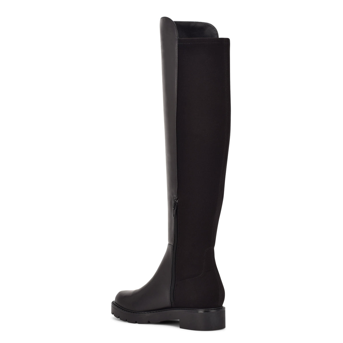 Tread Over The Knee Lug Sole Boots