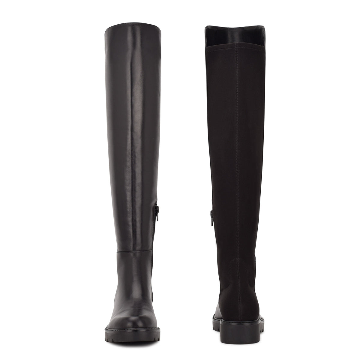 Tread Over The Knee Lug Sole Boots