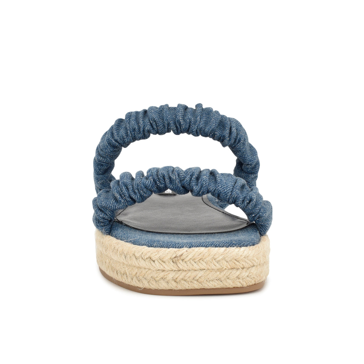 Peacock Espadrille Flat Sandals