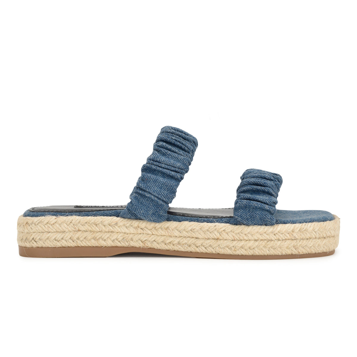 Peacock Espadrille Flat Sandals